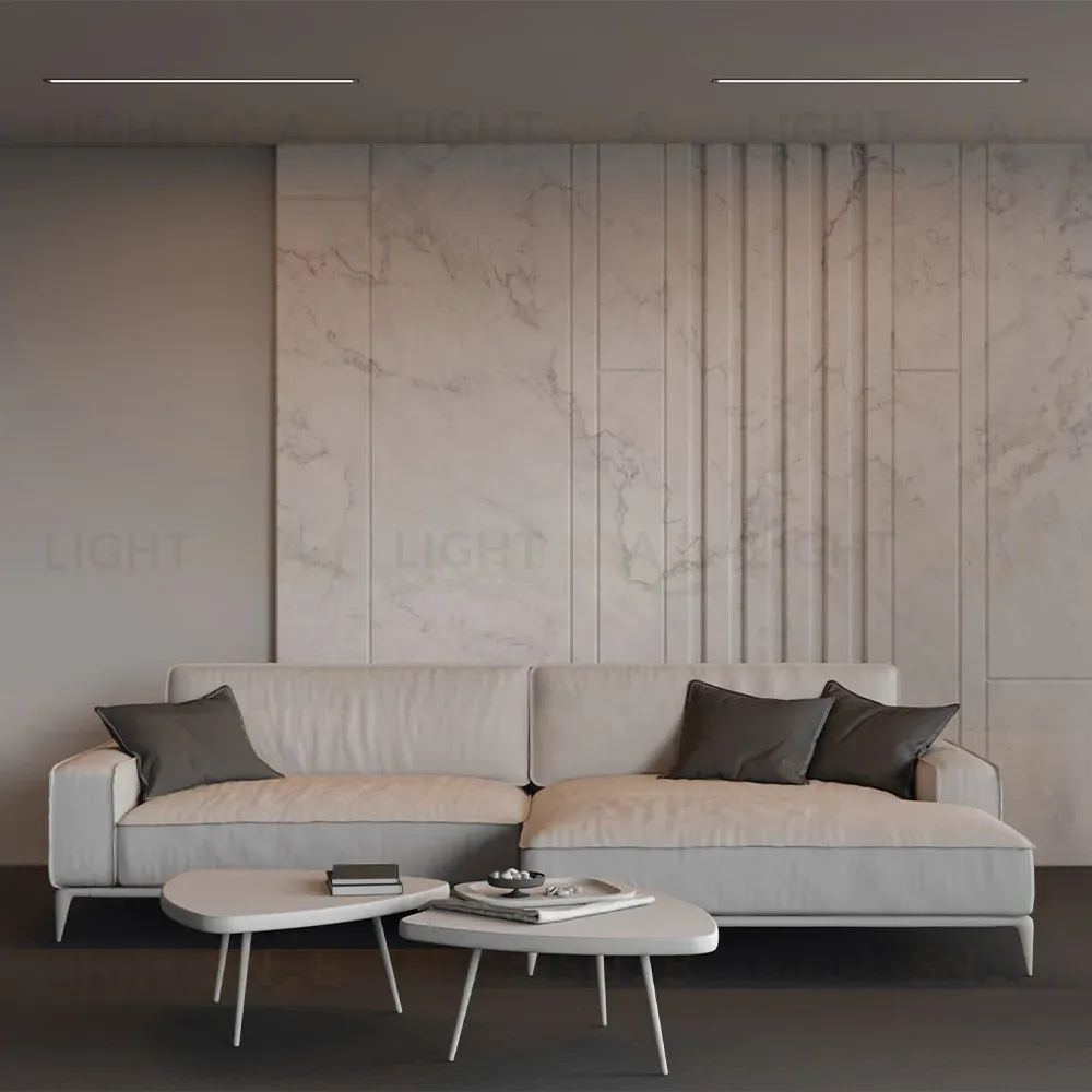 Линейный встраиваемый светильник Maytoni Technical 3000K 50x35 (Черный, 1 м) LL313011 LL313011