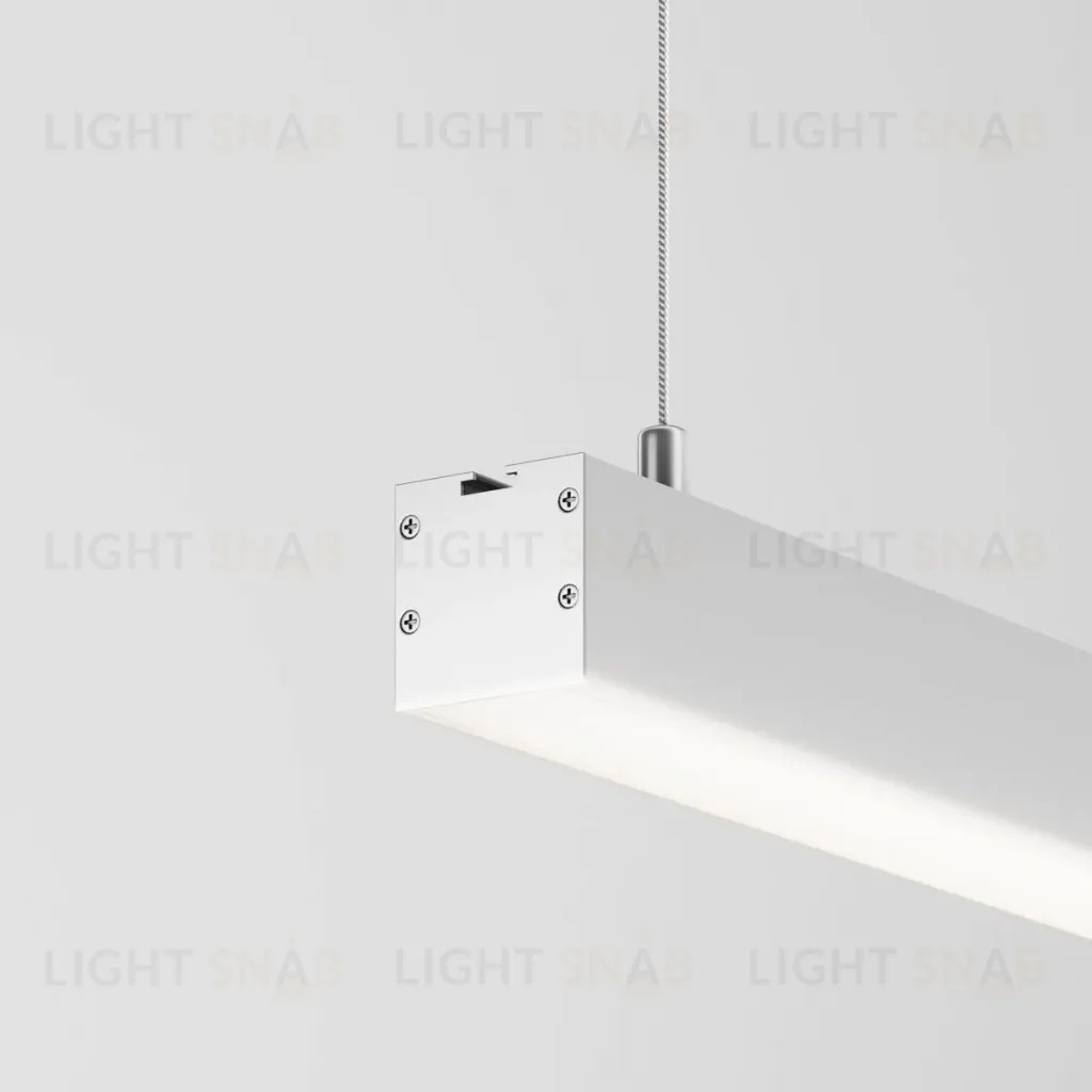 Линейный подвесной светильник Maytoni Technical 4000K 35x35 (Серебро, 1 м) LL312004 LL312004