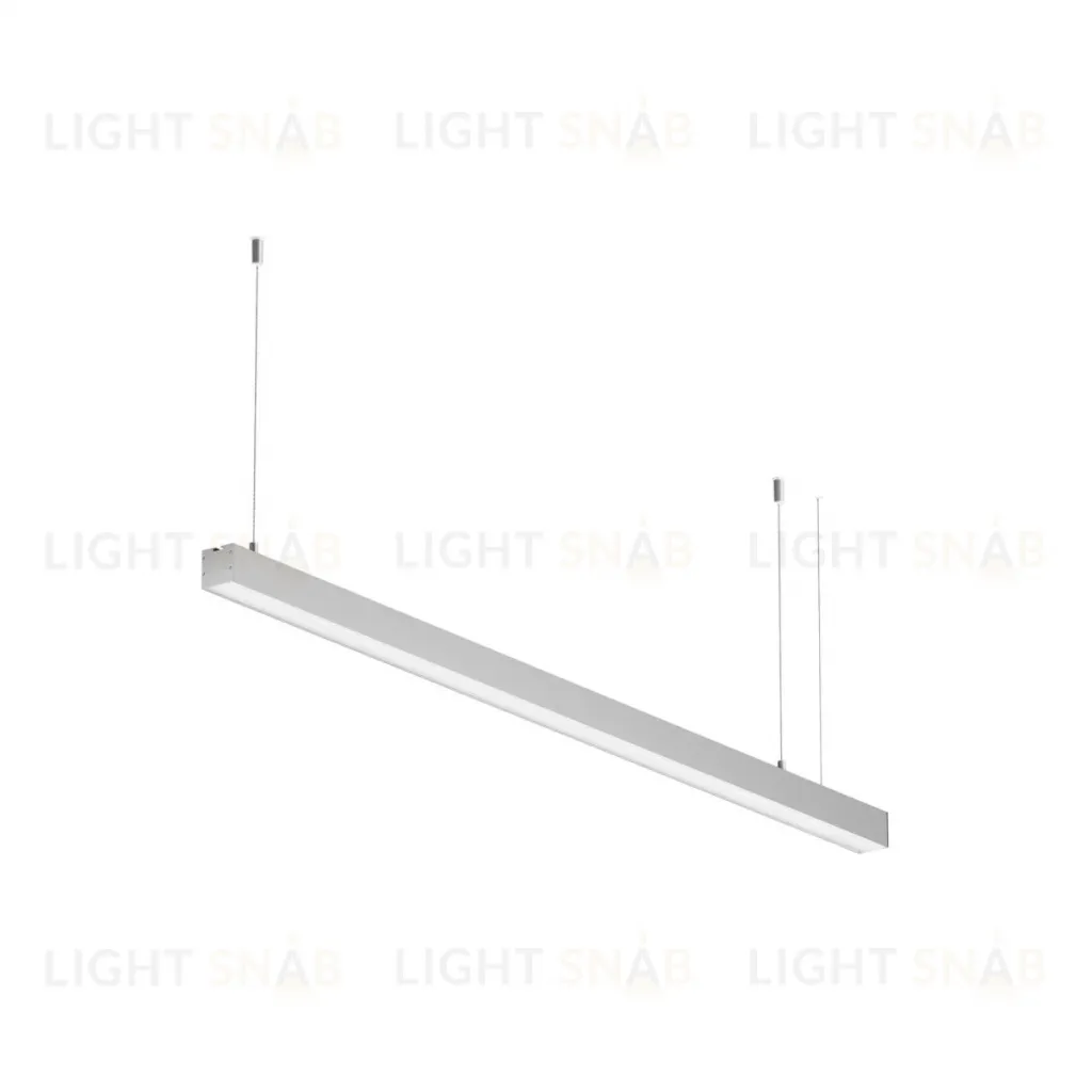 Линейный подвесной светильник Maytoni Technical 4000K 35x35 (Серебро, 1 м) LL312004 LL312004