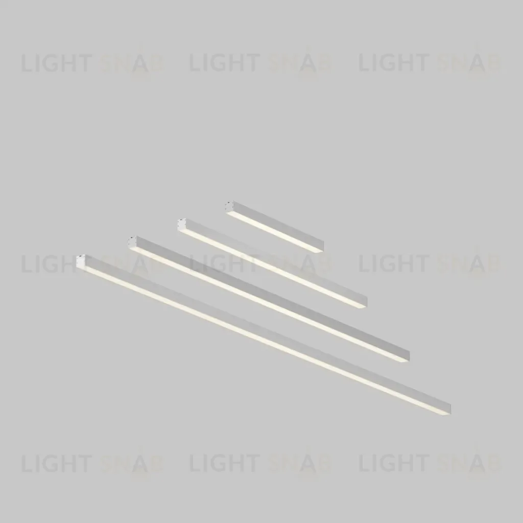 Линейный подвесной светильник Maytoni Technical 4000K 35x35 (Серебро, 2 м) LL312008 LL312008