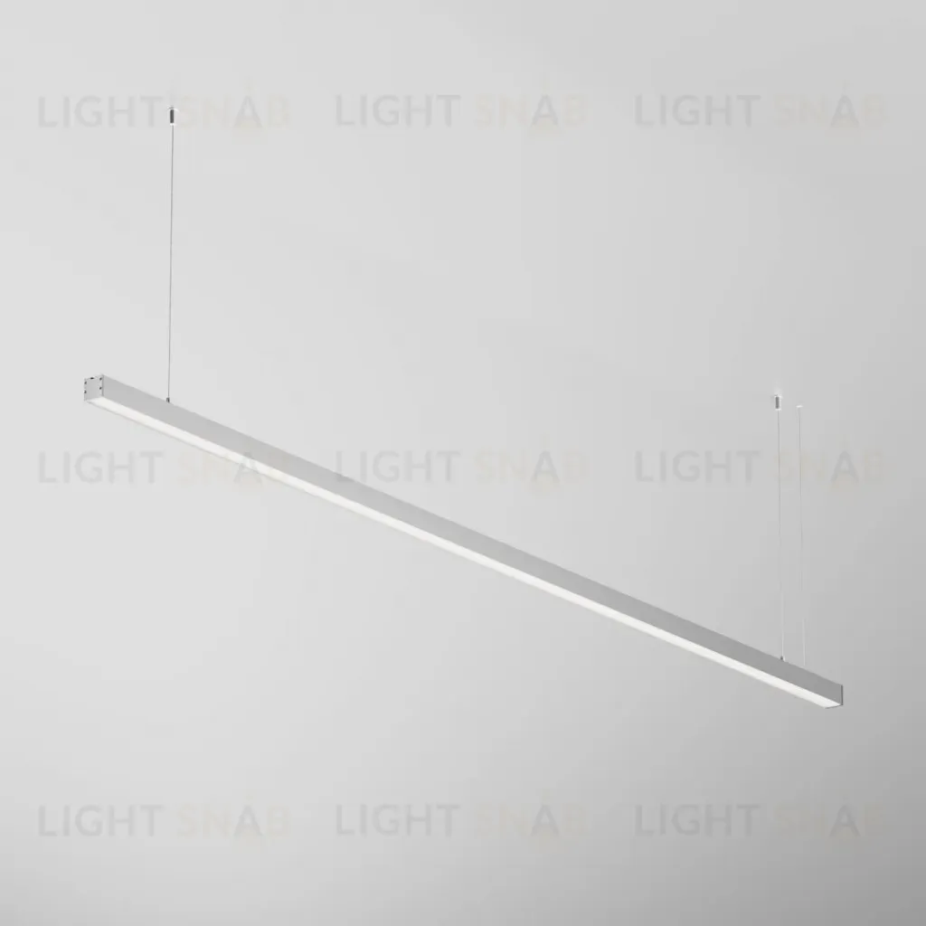 Линейный подвесной светильник Maytoni Technical 4000K 35x35 (Серебро, 2 м) LL312008 LL312008