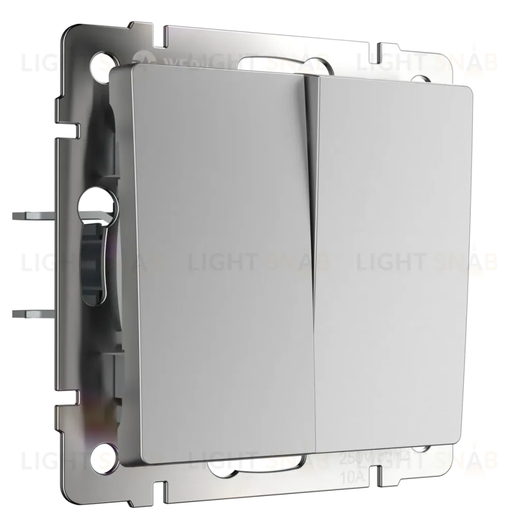 Выключатель двухклавишный Werkel W1120006 4690389164828 a050887 4690389164828