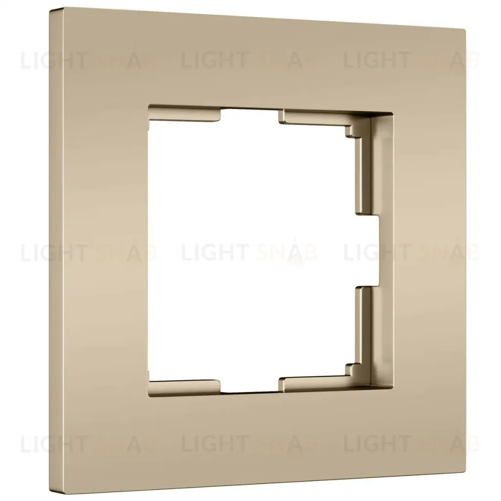 Рамка на 1 пост Werkel Slab (шампань софт) W0012911 4690389218385 a071623 4690389218385