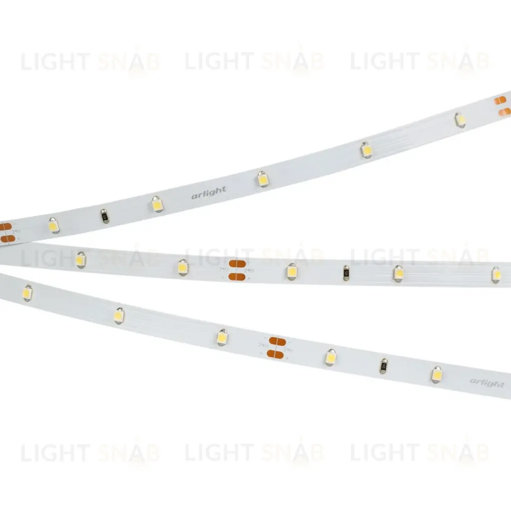 Светодиодная лента Arlight RT-A30-8mm 24V Cool 8K (2.9 W/m, IP20, 2835, 5m) (2.9 Вт/м, IP20) 019916(2) 019916(2)