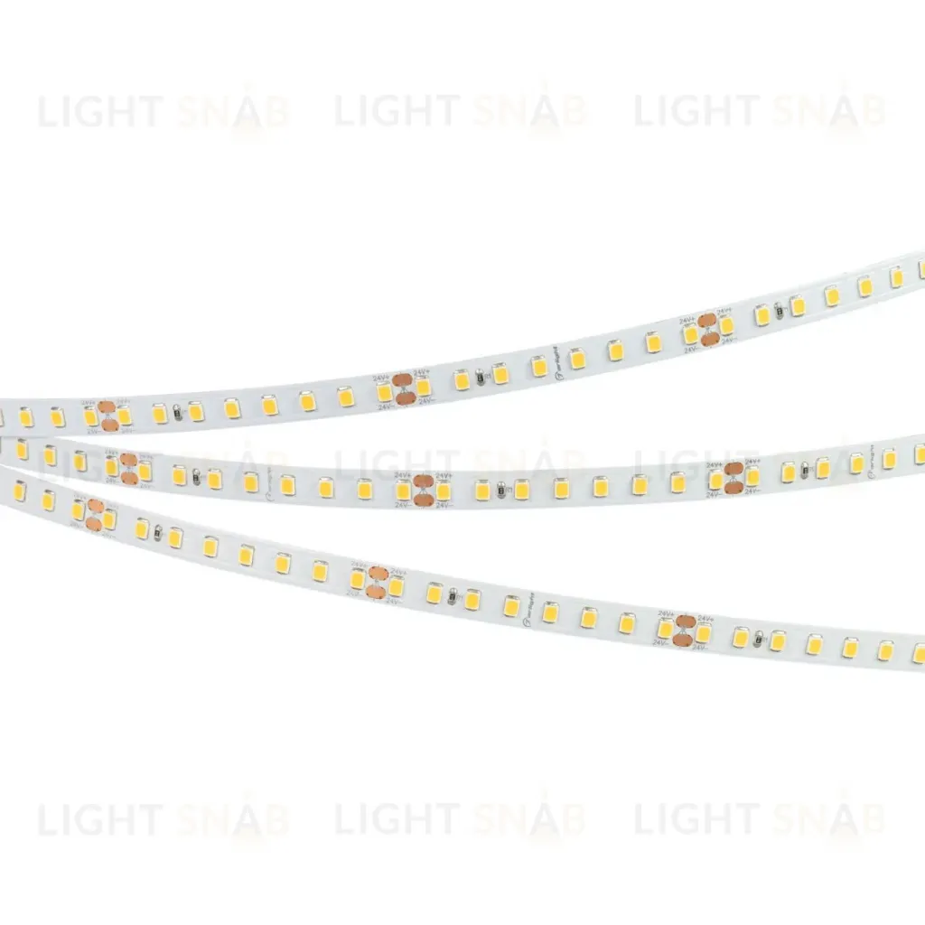 Светодиодная лента Arlight RT-A128-8mm 24V White6000 (10 W/m, IP20, 5m) (высок.эфф.150 лм/Вт) 038755(1) 038755(1)