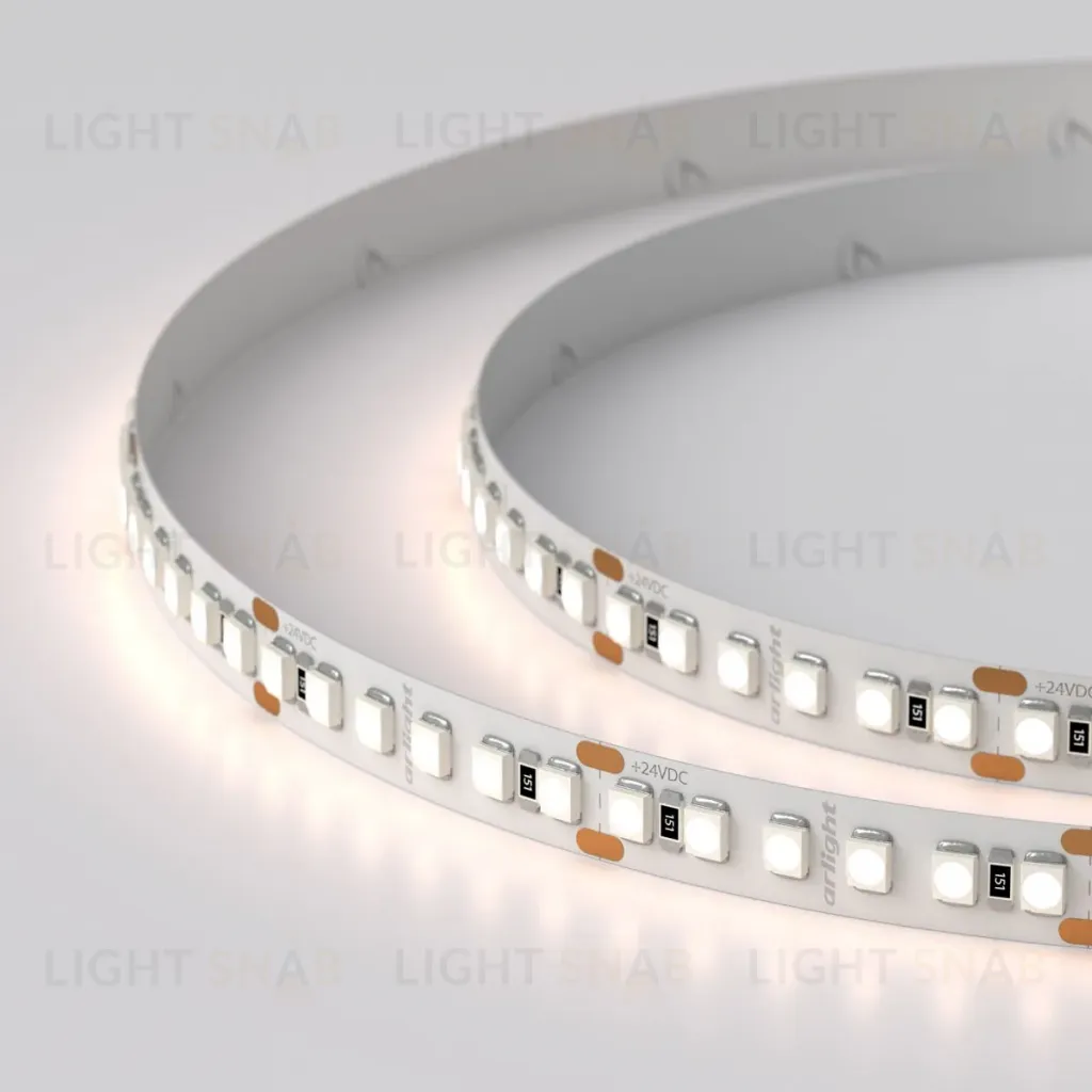 Светодиодная лента Arlight UL-A180-8mm 24V Warm2700 (14.4 W/m, IP20, 5m) 017419(2) 017419(2)
