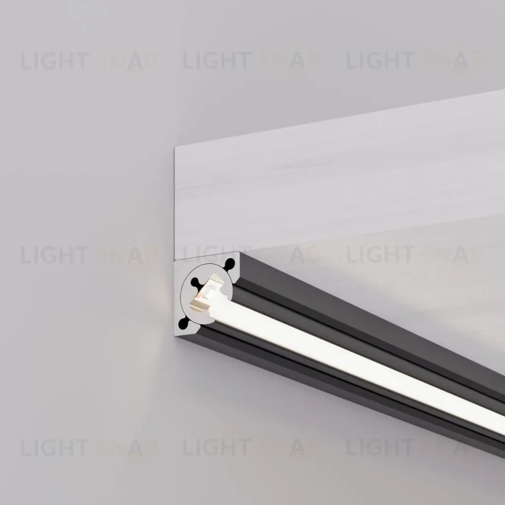 Профиль с экраном Arlight SL-KANT-H10-ROTATE-2000 IRON GREY (Алюминий+пластик) 055331 055331