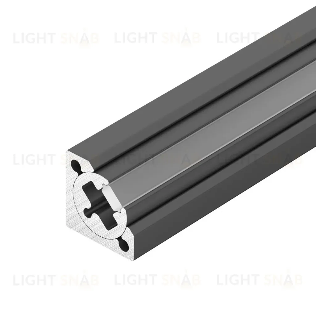 Профиль с экраном Arlight SL-KANT-H10-ROTATE-2000 IRON GREY (Алюминий+пластик) 055331 055331
