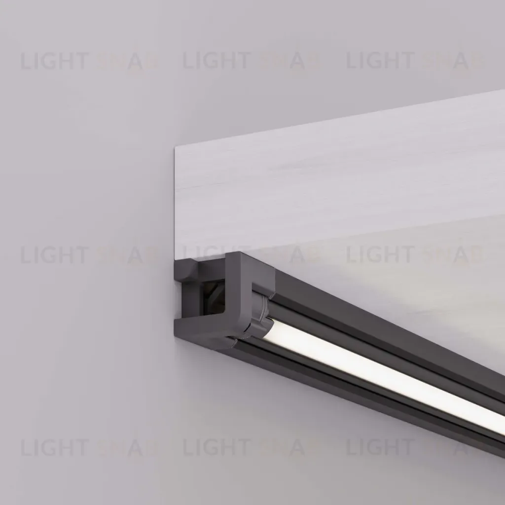 Профиль с экраном Arlight SL-KANT-H10-ROTATE-2000 IRON GREY (Алюминий+пластик) 055331 055331