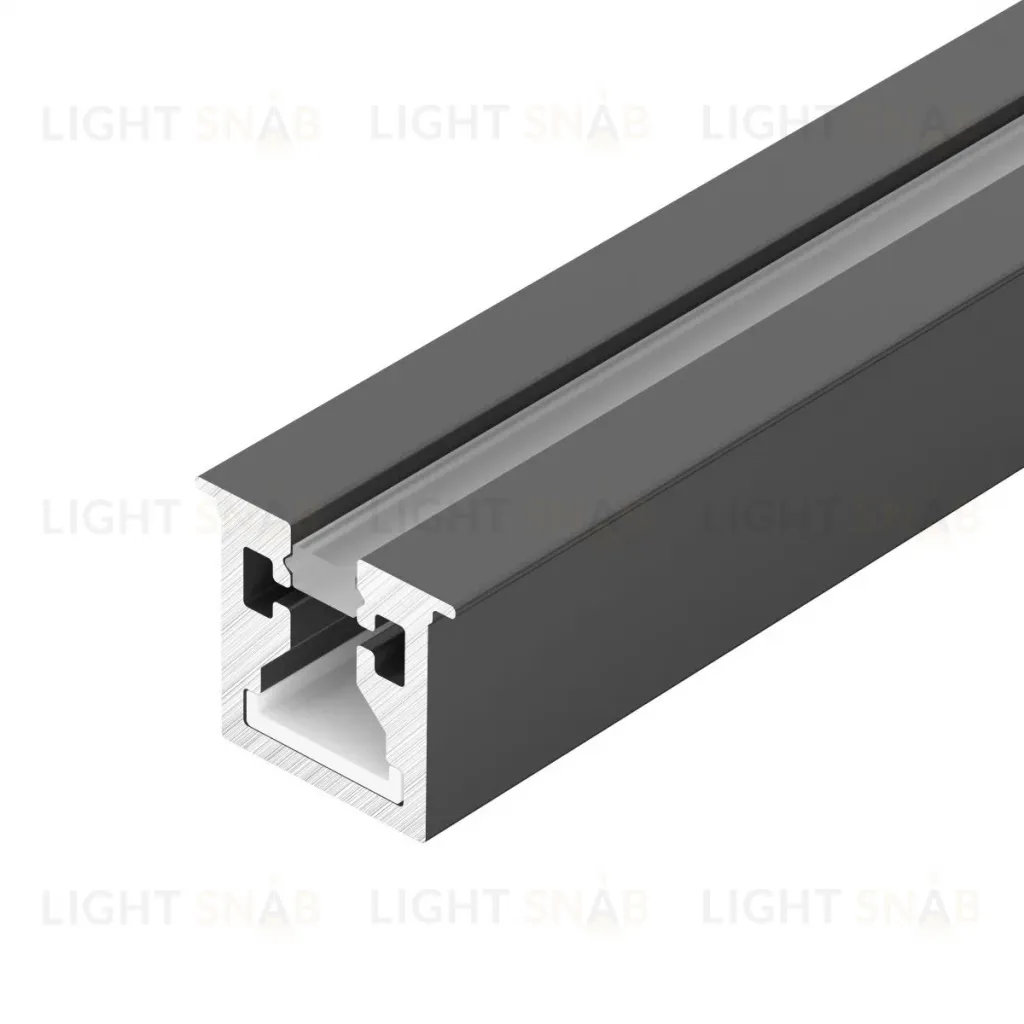 Профиль с экраном Arlight SL-MINI-3-H10-F12-2000 IRON GREY (Алюминий+пластик) 055322 055322