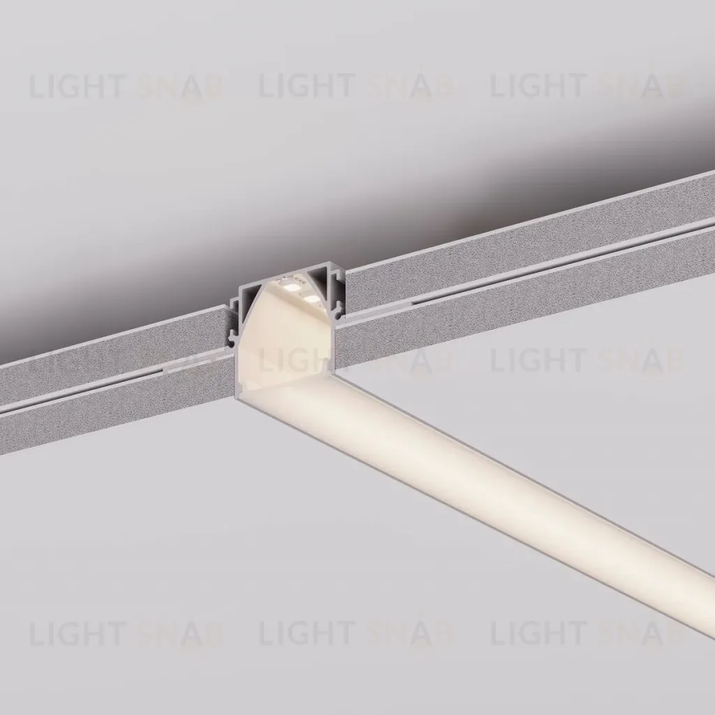 Профиль Arlight Arlight LINIA32-FANTOM-MID-2000 ANOD (Алюминий) 058472 058472