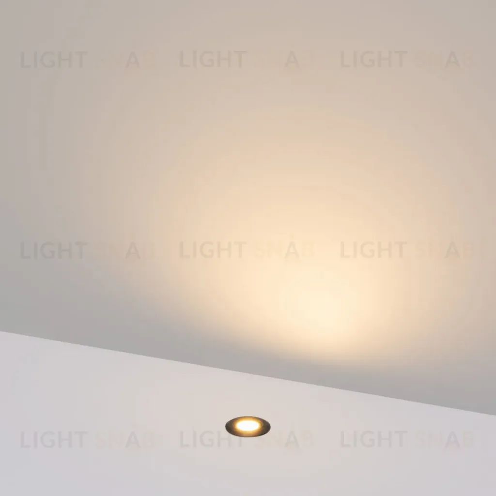 Ландшафтный светильник Arlight ART-PELURU-GROUND-R23-1W Warm3000 (GR, 100 deg, 24V) (IP67 Металл) 057831 057831