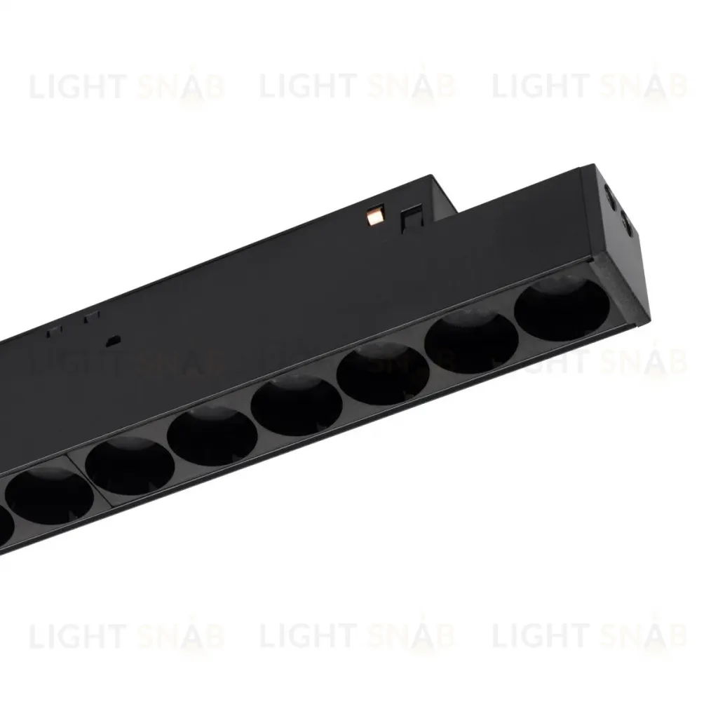Трековый магнитный светильник Arlight MAG-ORIENT-DOTS-L465-16W Day4000-MIX (BK, 24 deg, 48V, TUYA Zigbee) (IP20 Металл) 053813 053813