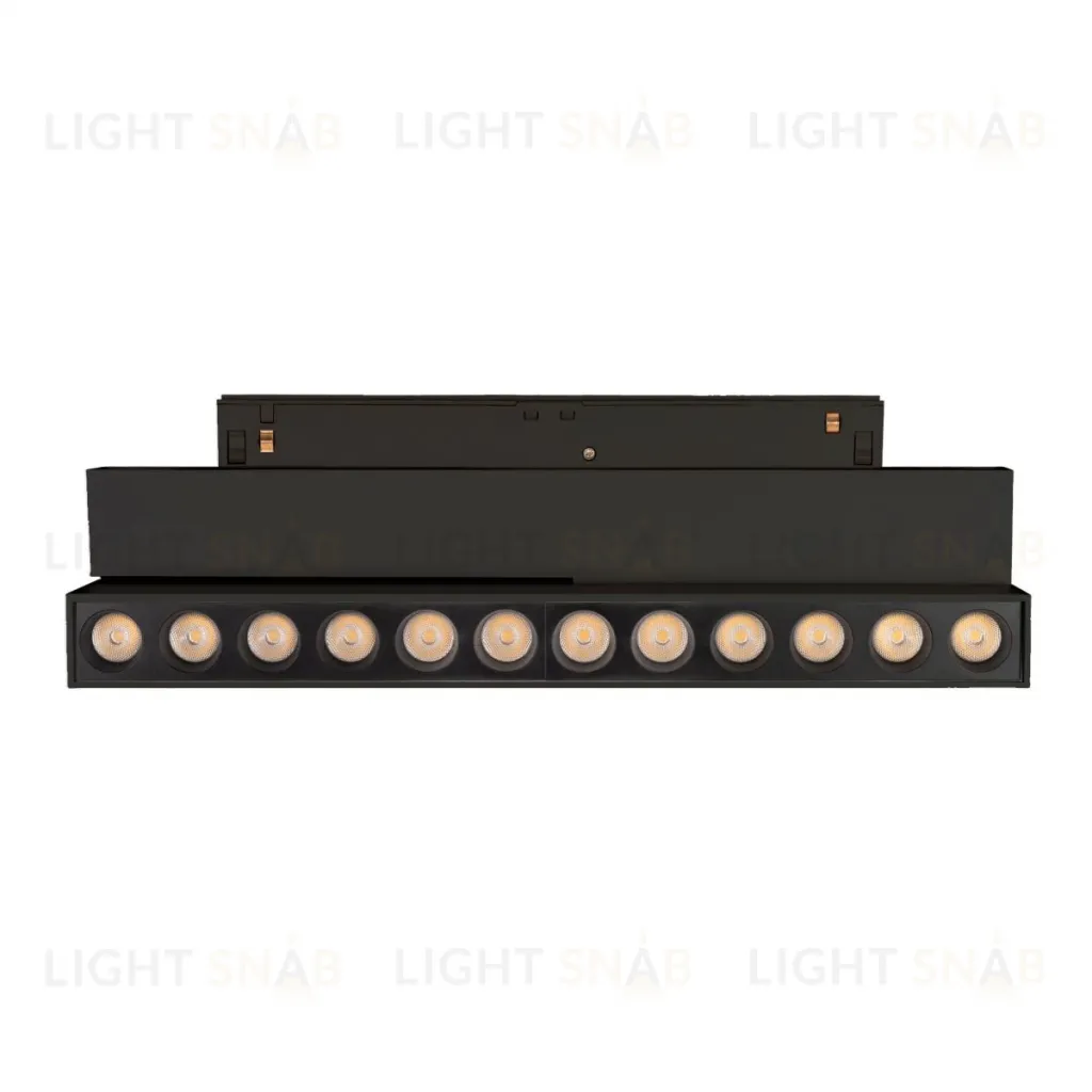 Трековый магнитный светильник Arlight MAG-ORIENT-DOTS-FOLD-S230-12W Day4000-MIX (BK, 30 deg, 48V, TUYA Zigbee) (IP20 Металл) 056402 056402