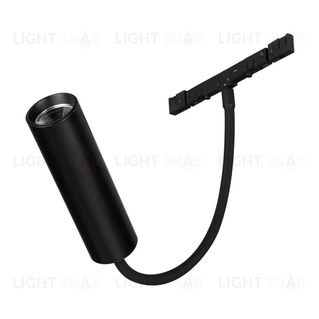 Трековый магнитный светильник Arlight MAG-MICROCOSM-SPOT-FLEX-R26-5W Day4000 (BK, 24 deg, 24V) (IP20 Металл) 051785 051785
