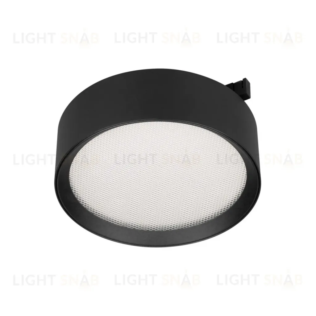 Трековый магнитный светильник Arlight MAG-MICROCOSM-RONDO-R105-10W Day4000 (BK, 90 deg, 24V) (IP20 Металл) 051753 051753