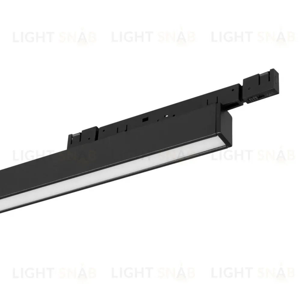 Трековый магнитный светильник Arlight MAG-MICROCOSM-FLAT-L300-10W Day4000 (BK, 100 deg, 24V) (IP20 Металл) 051005 051005