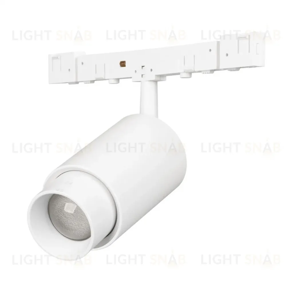 Трековый магнитный светильник Arlight MAG-MICROCOSM-SPOT-ZOOM-R30-2W Warm3000 (WH, 15-45 deg, 24V) (IP20 Металл) 051804 051804