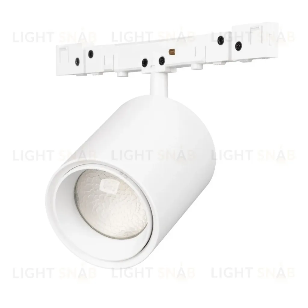 Трековый магнитный светильник Arlight MAG-MICROCOSM-SPOT-ZOOM-R38-5W Warm3000 (WH, 10-55 deg, 24V) (IP20 Металл) 051805 051805