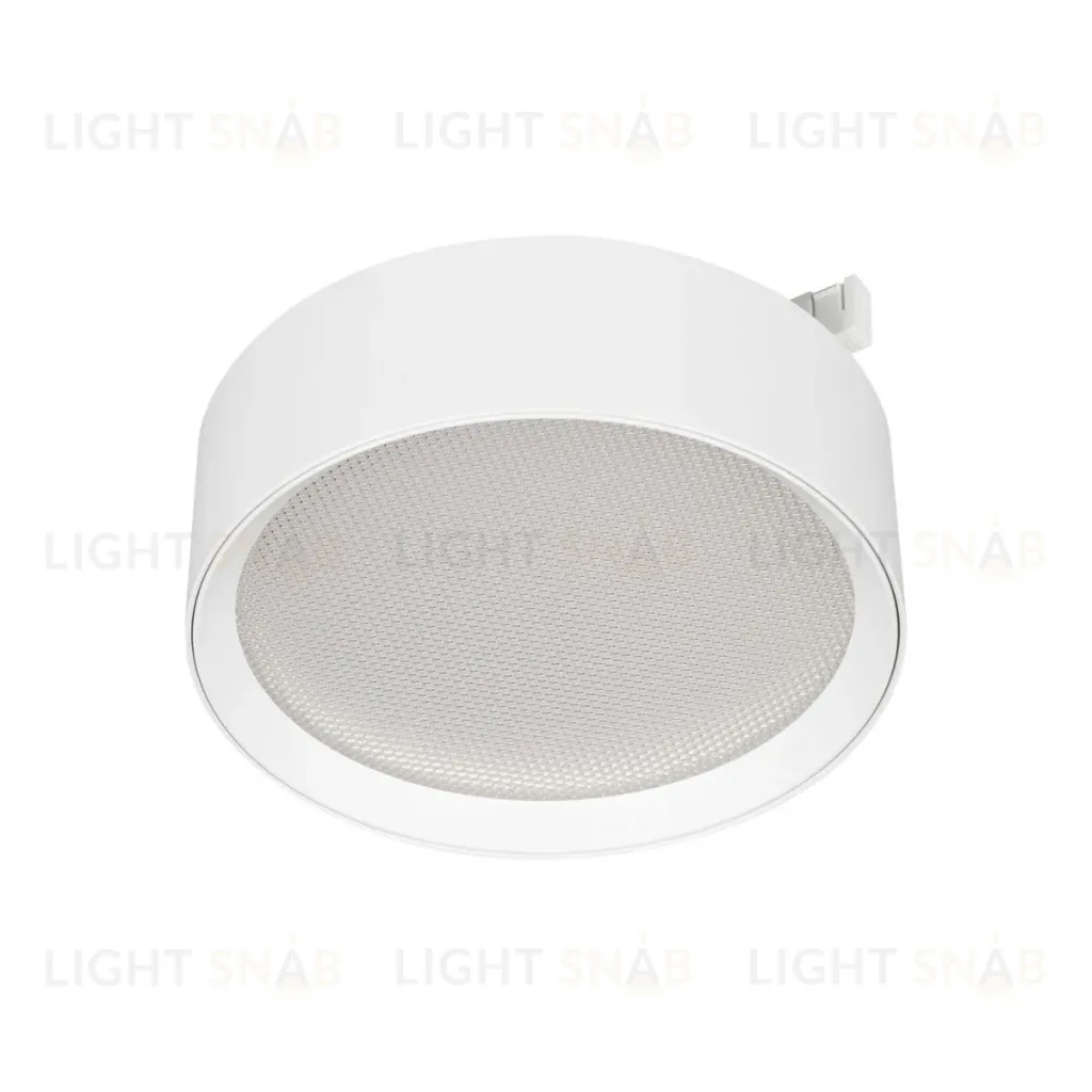Трековый магнитный светильник Arlight MAG-MICROCOSM-RONDO-R105-10W Day4000 (WH, 90 deg, 24V) (IP20 Металл) 051823 051823