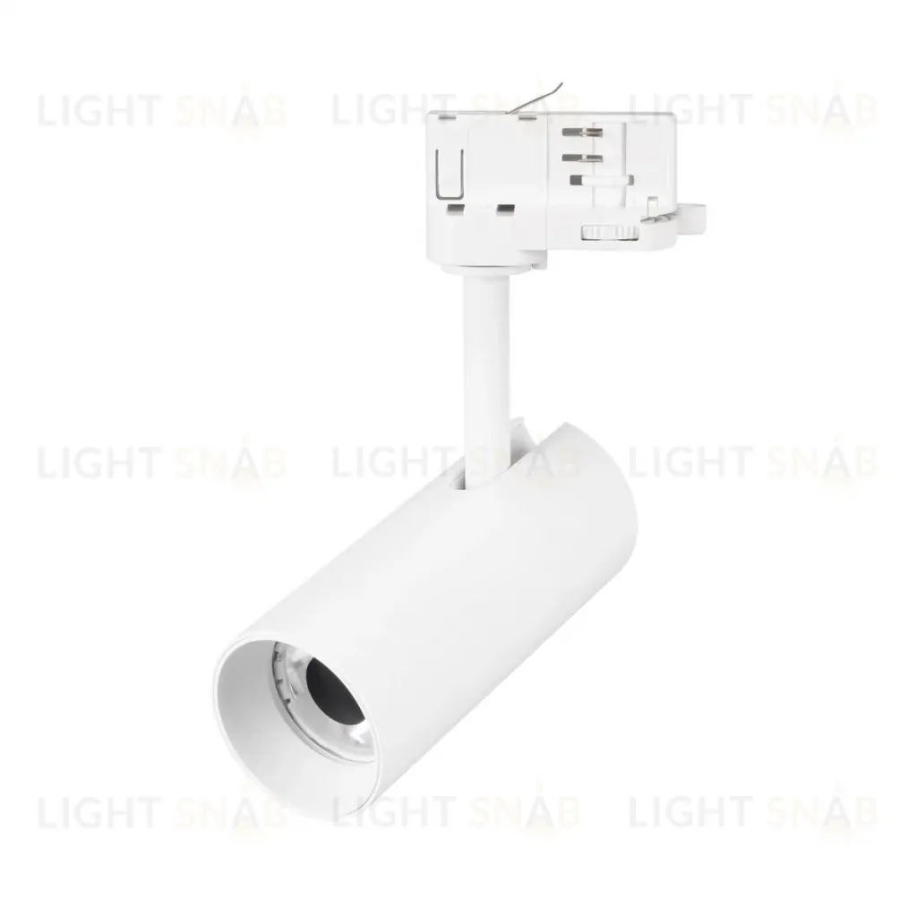 Трековый трехфазный светильник Arlight LGD-SILMA-4TR-R55-4W Day4000 (WH, 4 deg, 230V) (IP20 Металл) 060463 060463