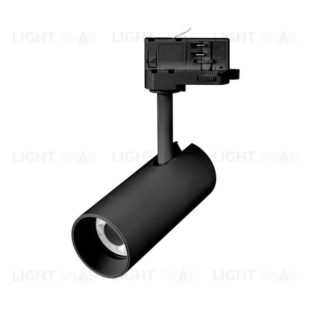Трековый трехфазный светильник Arlight LGD-SILMA-4TR-R55-4W Warm2700 (BK, 4 deg, 230V) (IP20 Металл) 060464 060464