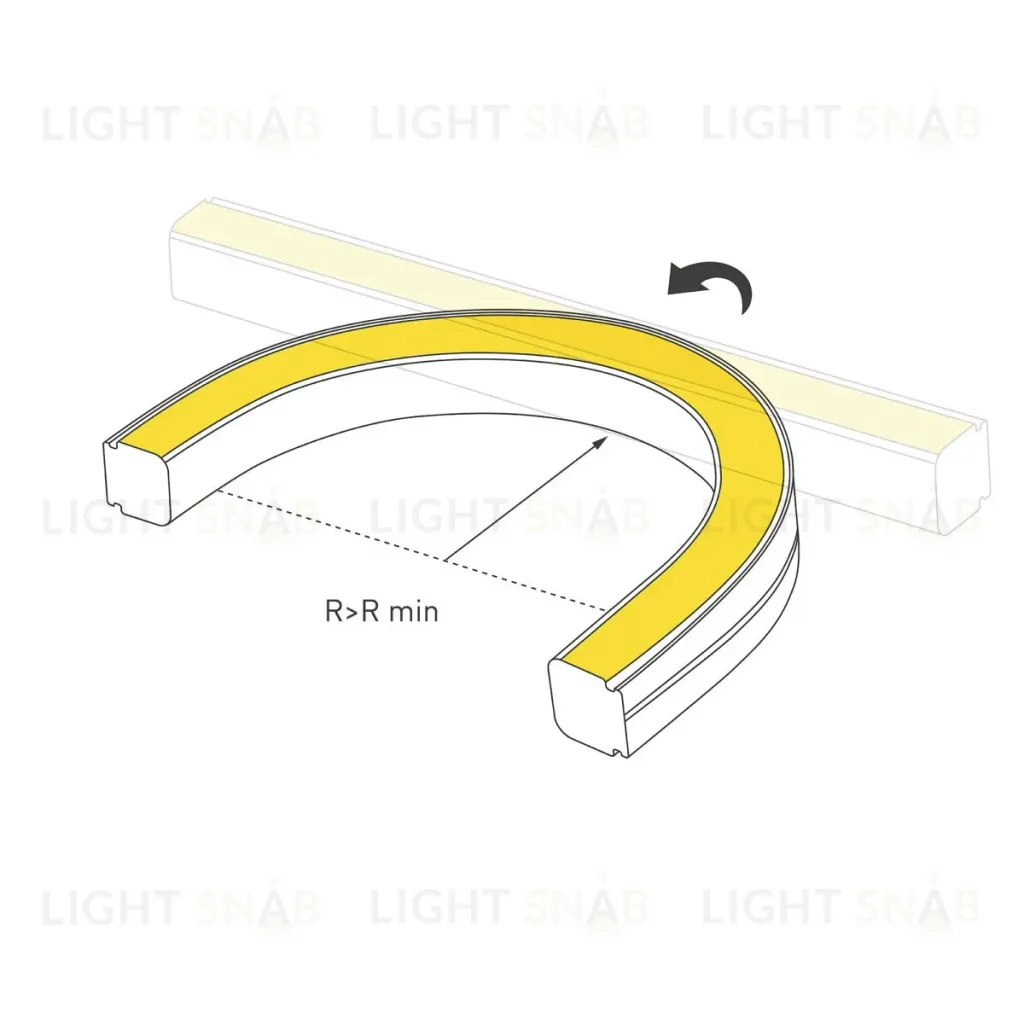 Светодиодная лента герметичная Arlight WAVE-SIDE-DOUBLE-A120-16x15mm 24V Warm3000 (15 W/m, IP67, 5m, wire x1) (Вывод боковой) 059730 059730