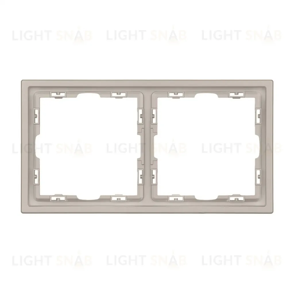 Рамка пластиковая Arlight FRM-NOBE-SFPL-2-CA 059456 059456