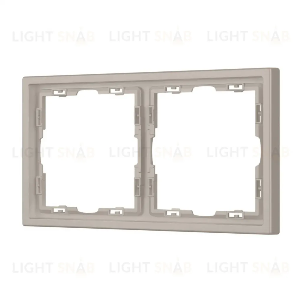 Рамка пластиковая Arlight FRM-NOBE-SFPL-2-CA 059456 059456