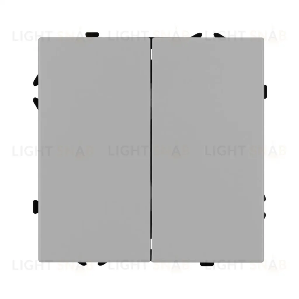 Механизм выключателя двухклавишный проходной Arlight SWT-NOBE-MKP2-SFPL-IS (230V, 10A) 059423 059423