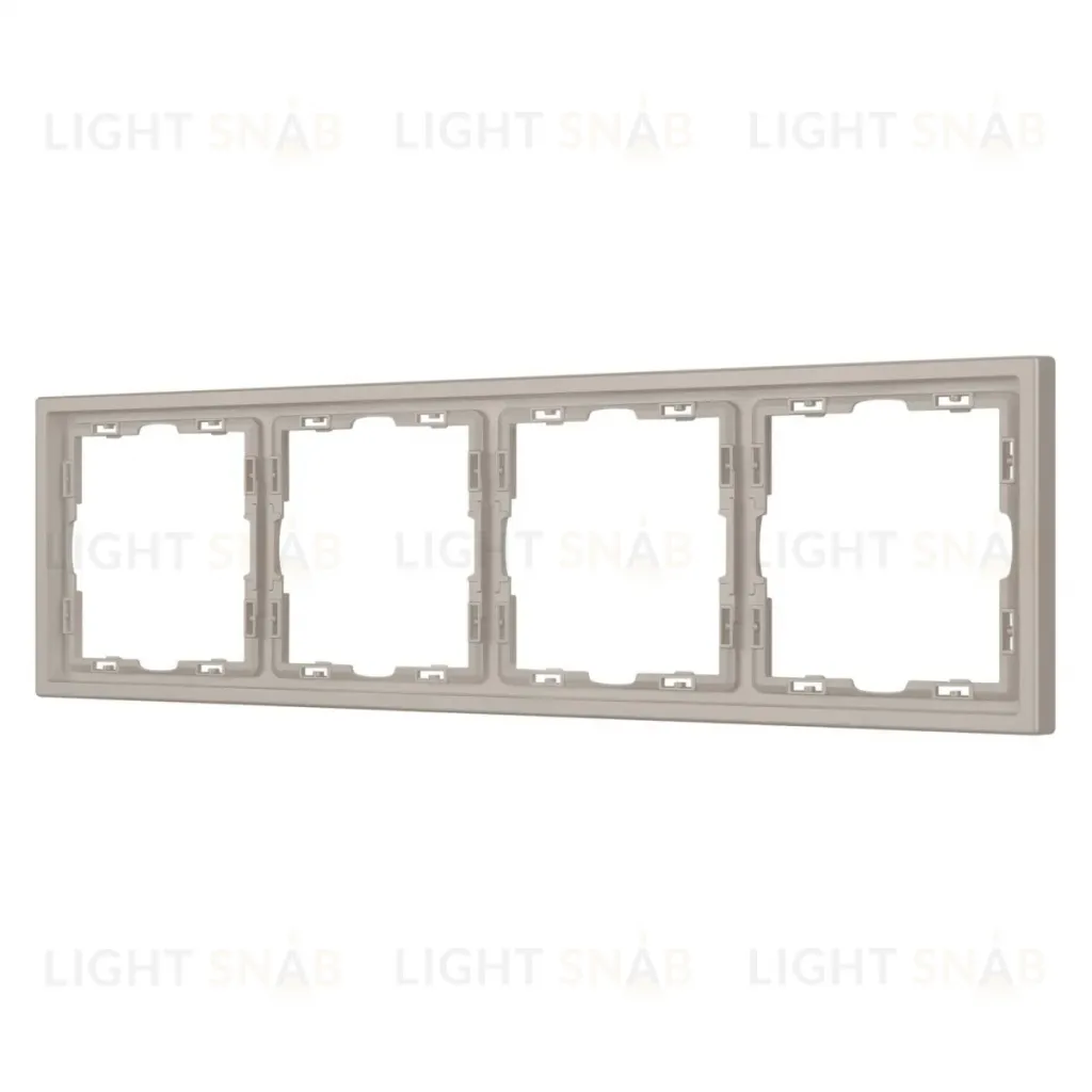 Рамка пластиковая Arlight FRM-NOBE-SFPL-4-CA 059460 059460