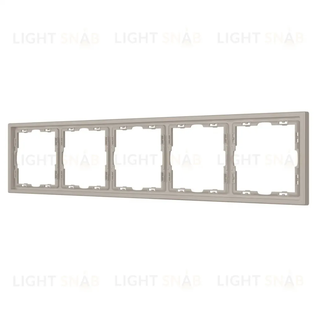Рамка пластиковая Arlight FRM-NOBE-SFPL-5-CA 059462 059462
