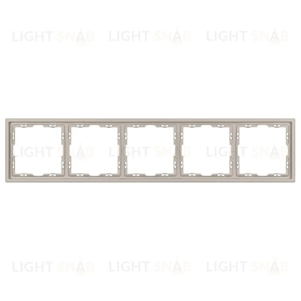 Рамка пластиковая Arlight FRM-NOBE-SFPL-5-CA 059462 059462