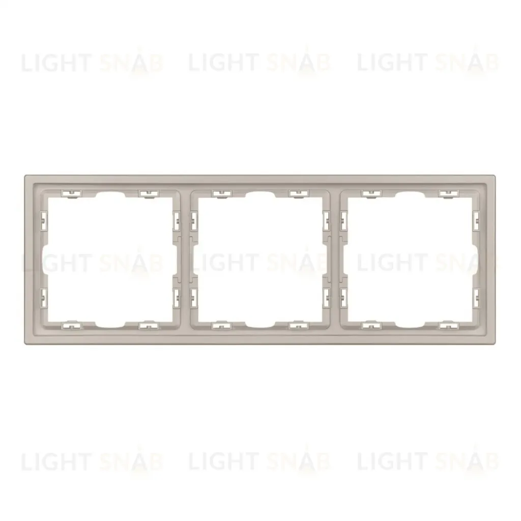 Рамка пластиковая Arlight FRM-NOBE-SFPL-3-CA 059458 059458