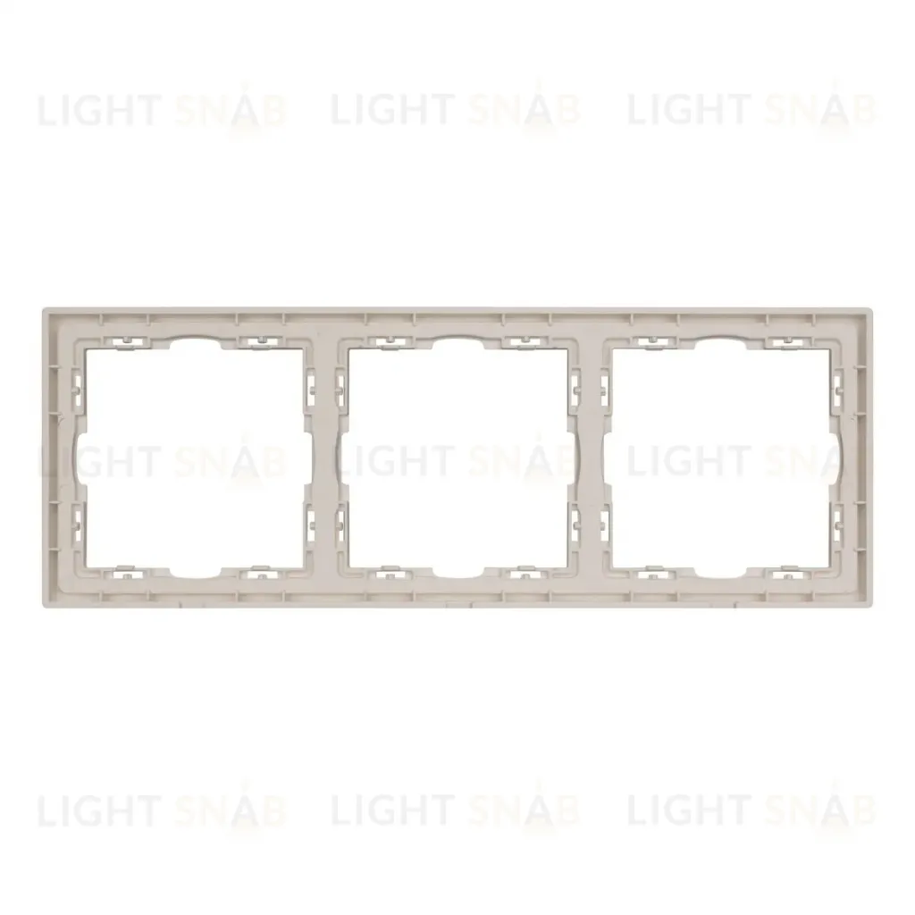 Рамка пластиковая Arlight FRM-NOBE-SFPL-3-CA 059458 059458