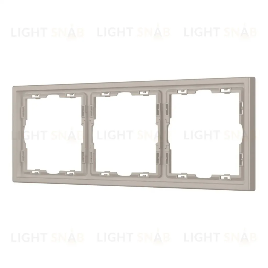 Рамка пластиковая Arlight FRM-NOBE-SFPL-3-CA 059458 059458