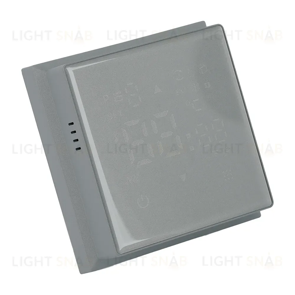 Терморегулятор Wi-Fi (механизм) Stekker Эмили RSW00-5119-10 платиново-серый soft touch 50378 50378