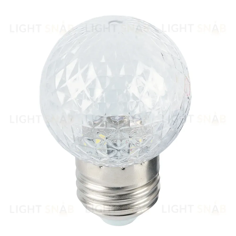 Лампа светодиодная Feron LB-385 шар прозрачный E27 1W 230V 6400K 52176 52176