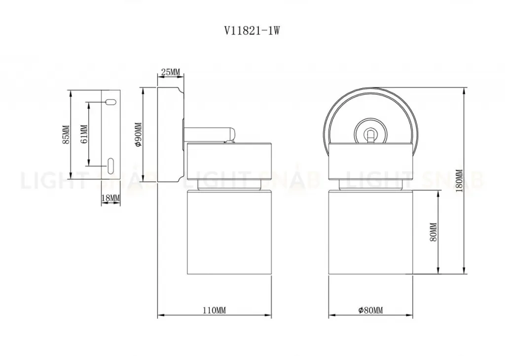 Спот Moderli Almero V11821-1W V11821-1W