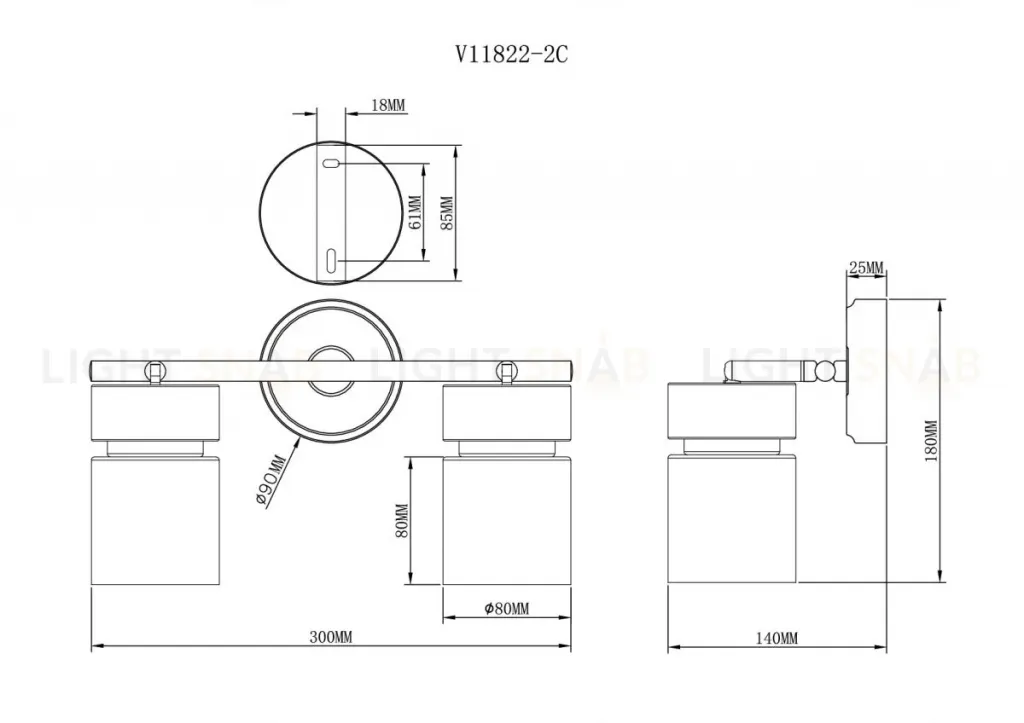 Спот Moderli Almero V11822-2C V11822-2C