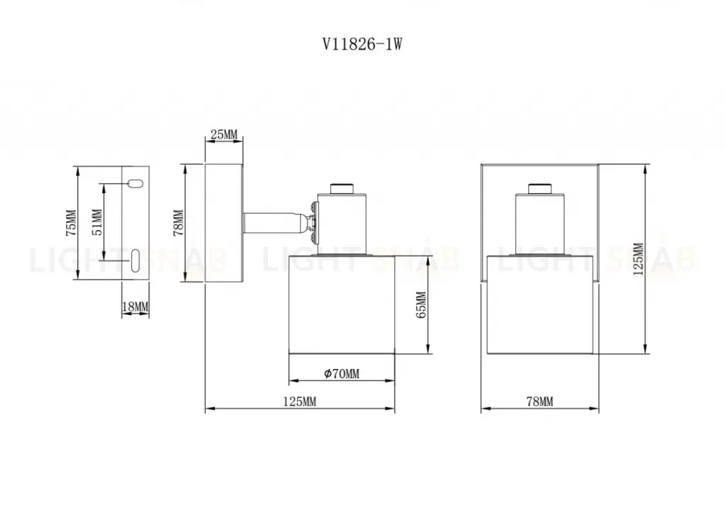 Спот Moderli Malet V11826-1W V11826-1W