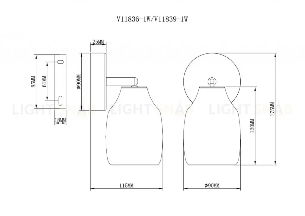 Спот Moderli Adalina V11836-1W V11836-1W