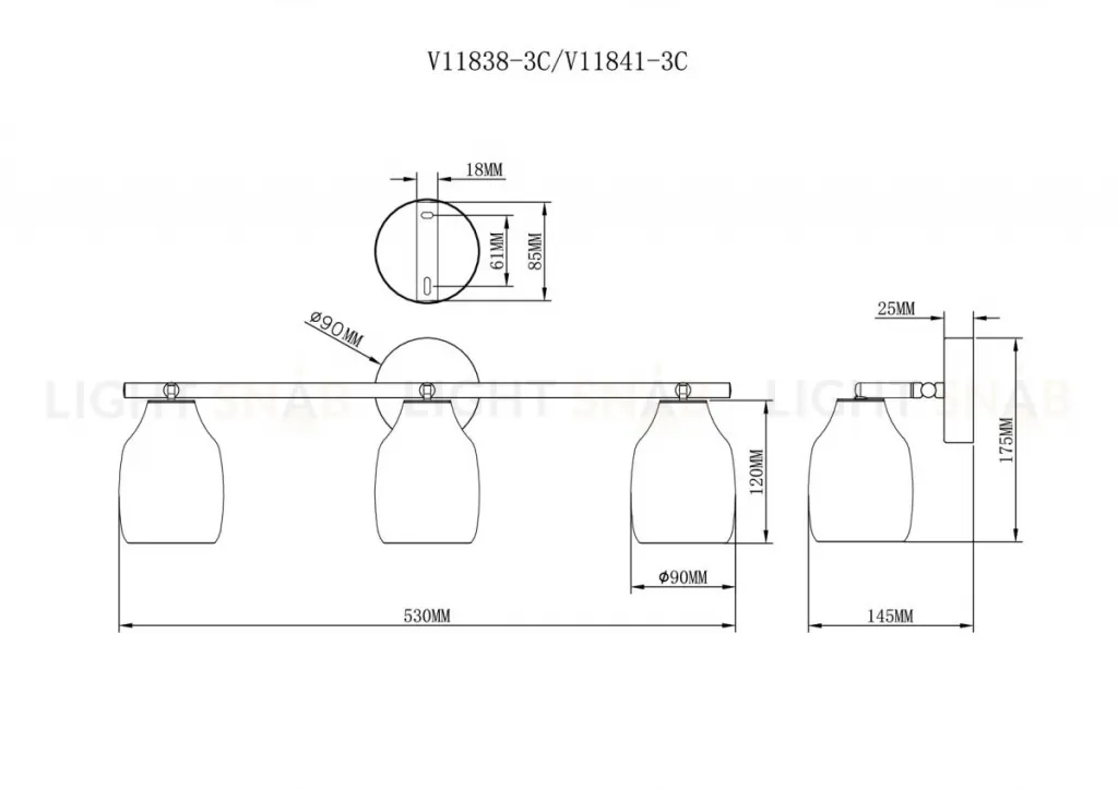 Спот Moderli Adalina V11838-3C V11838-3C