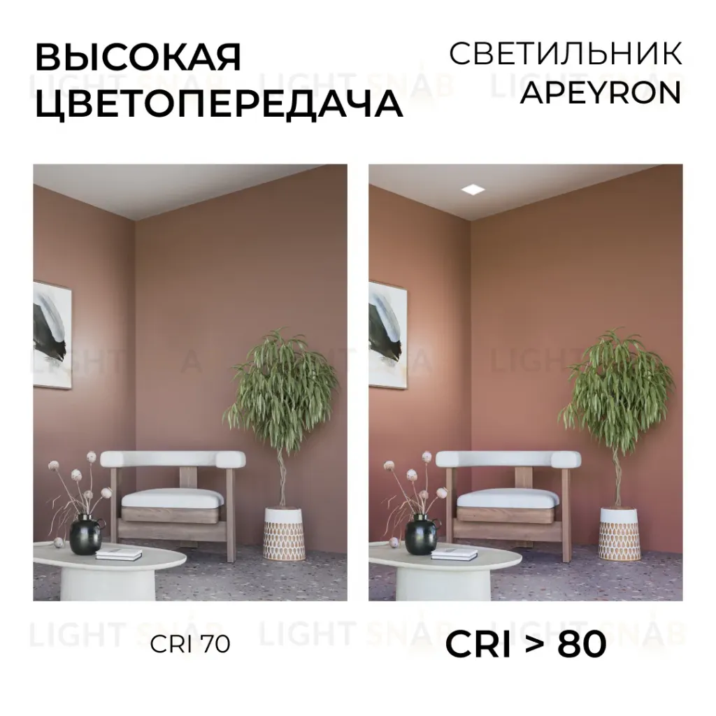 Встраиваемая светодиодная панель Apeyron 3 ССT 06-169 06-169