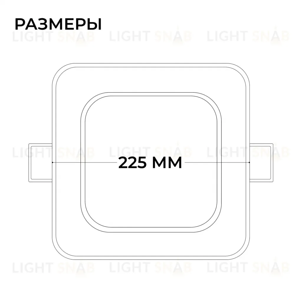 Встраиваемая светодиодная панель Apeyron 3 ССT 06-169 06-169