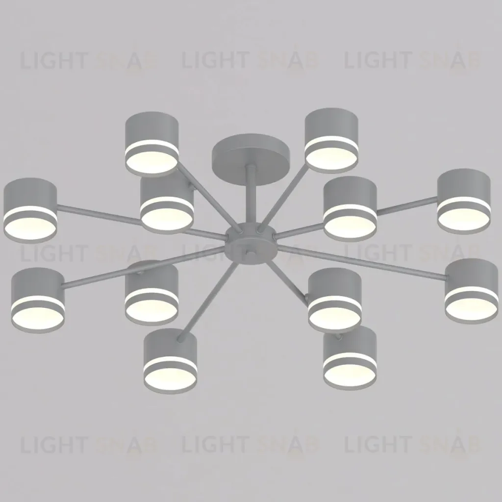 Люстра на штанге Reluce 89730-0.3-12 GX53 GREY 89730-0.3-12 GX53 GREY
