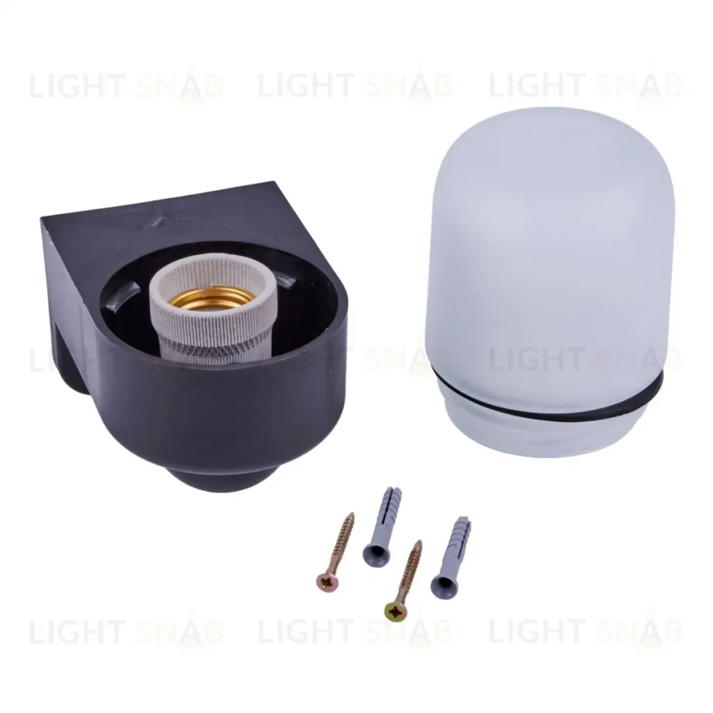 Настенный светильник термостойкий Uniel UL-00013475 UWL-K03R 60W/E27 IP65 BLACK UWL-K03R 60W/E27 IP65 BLACK
