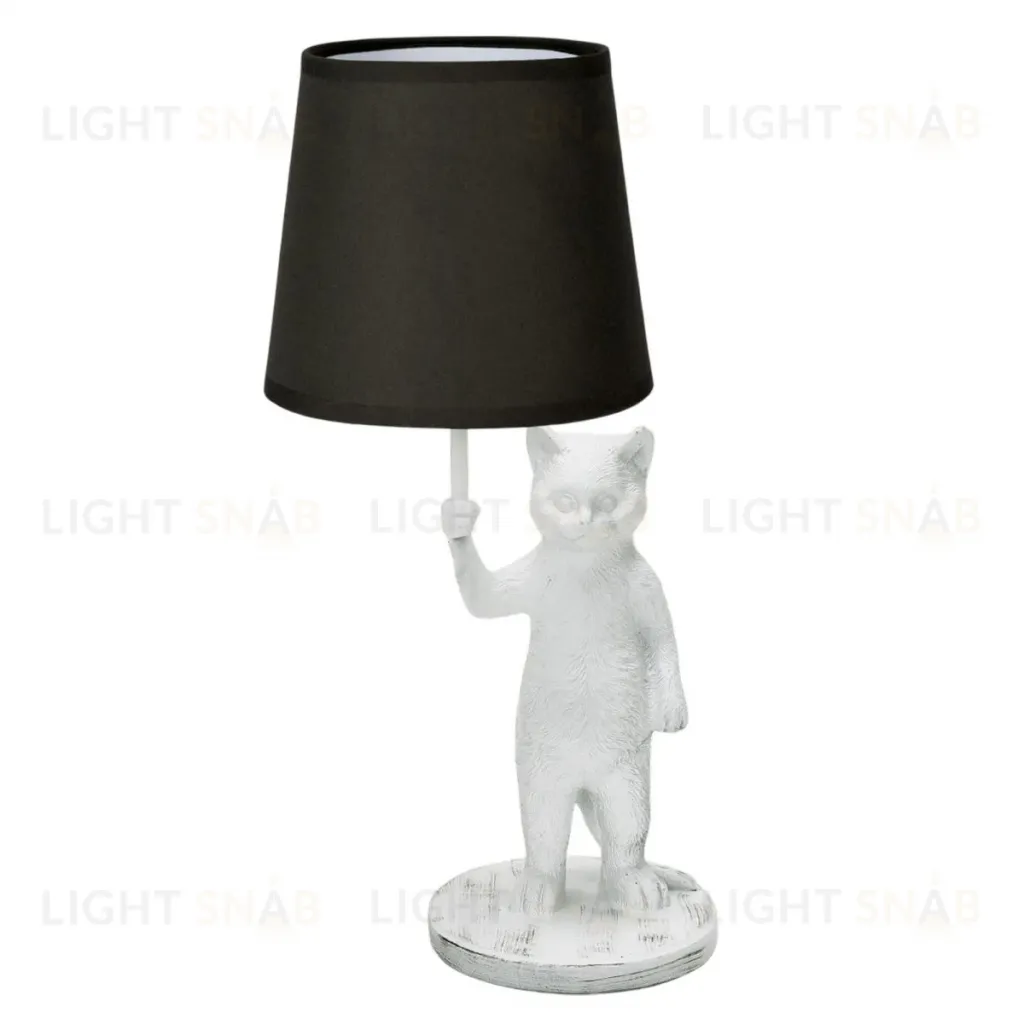 Настольная лампа Uniel UL-00013445 UML-B465 E14 WHITE/BLACK UML-B465 E14 WHITE/BLACK