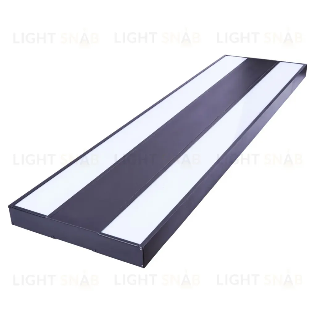 Светодиодная панель Uniel UL-00012593 ULO-K16B 2x22W/4000K/L100 5W/3000K IP44 BLACK ULO-K16B 2x22W/4000K/L100 5W/3000K IP44 BLACK
