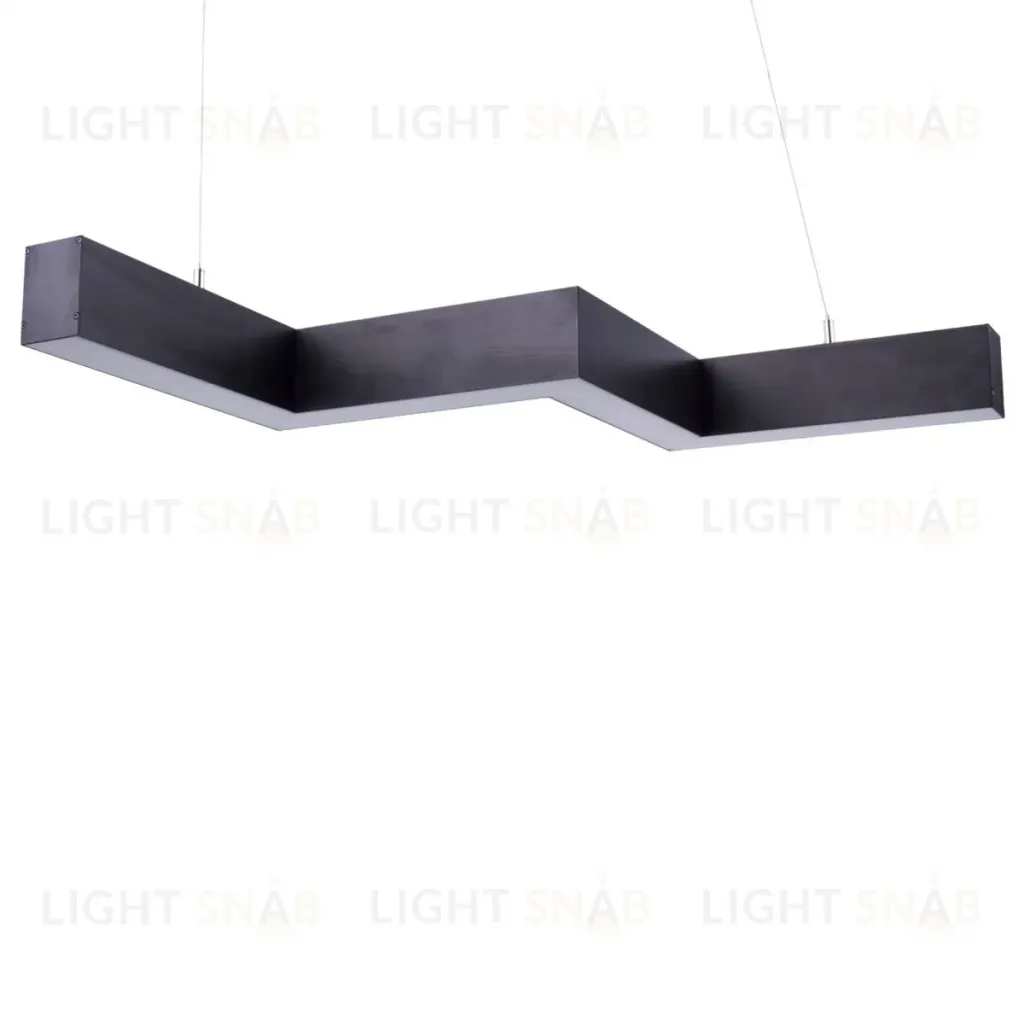 Линейный подвесной светильник Uniel UL-00013519 ULO-K19A 28W/4000K/Z30-120 IP40 BLACK ULO-K19A 28W/4000K/Z30-120 IP40 BLACK